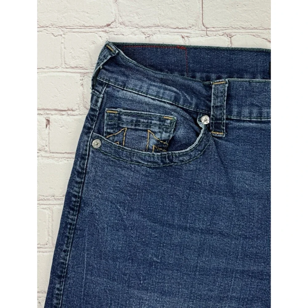 True Religion Ricky Relaxed Straight Mens Jeans - Size 36
